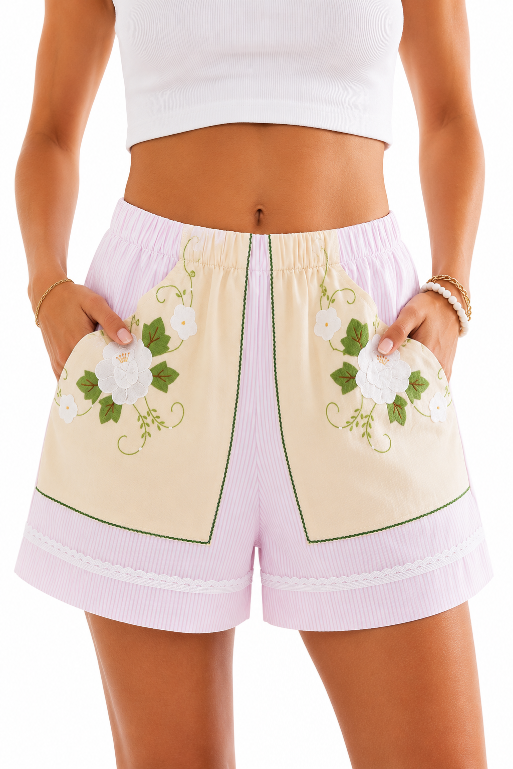 Shorts righe sottili 44/46