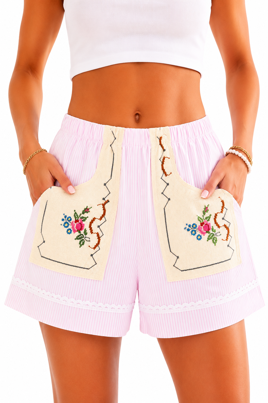 Shorts righe sottili 42/44