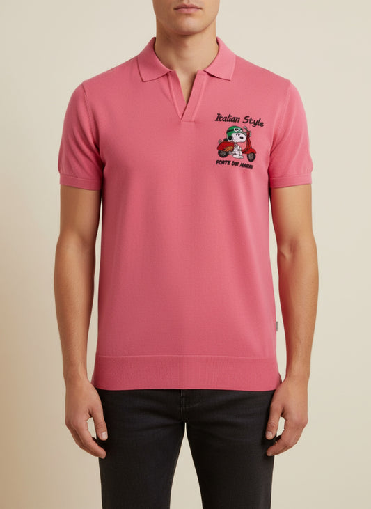 Polo estilo italiano de Snoopy