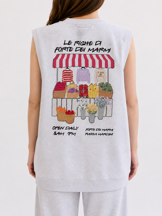 Gilet con stampa