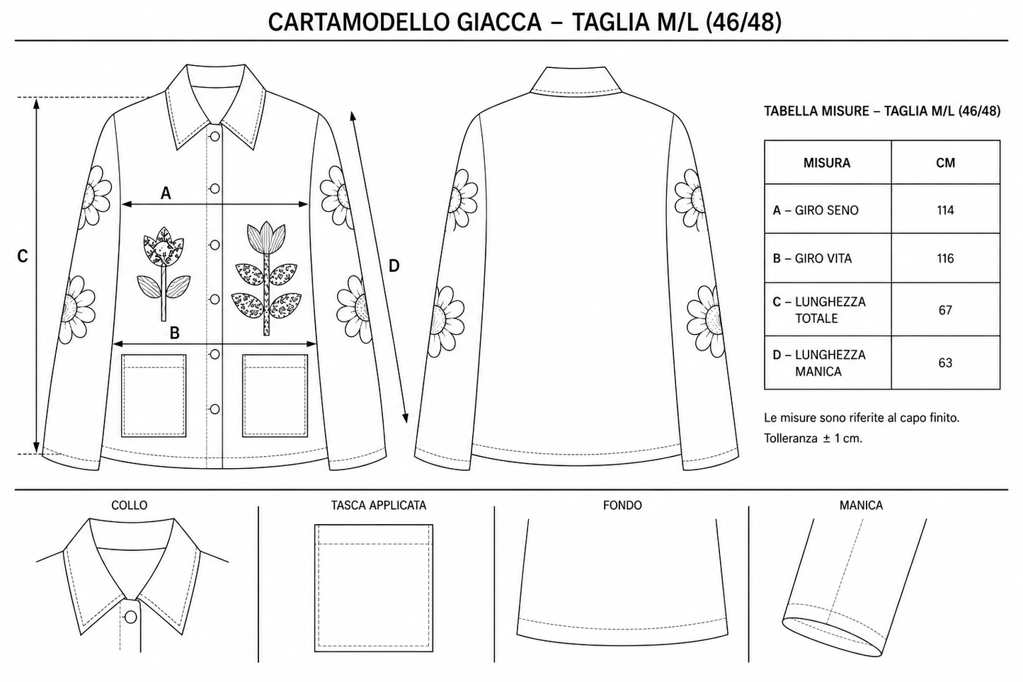 Giacca patch