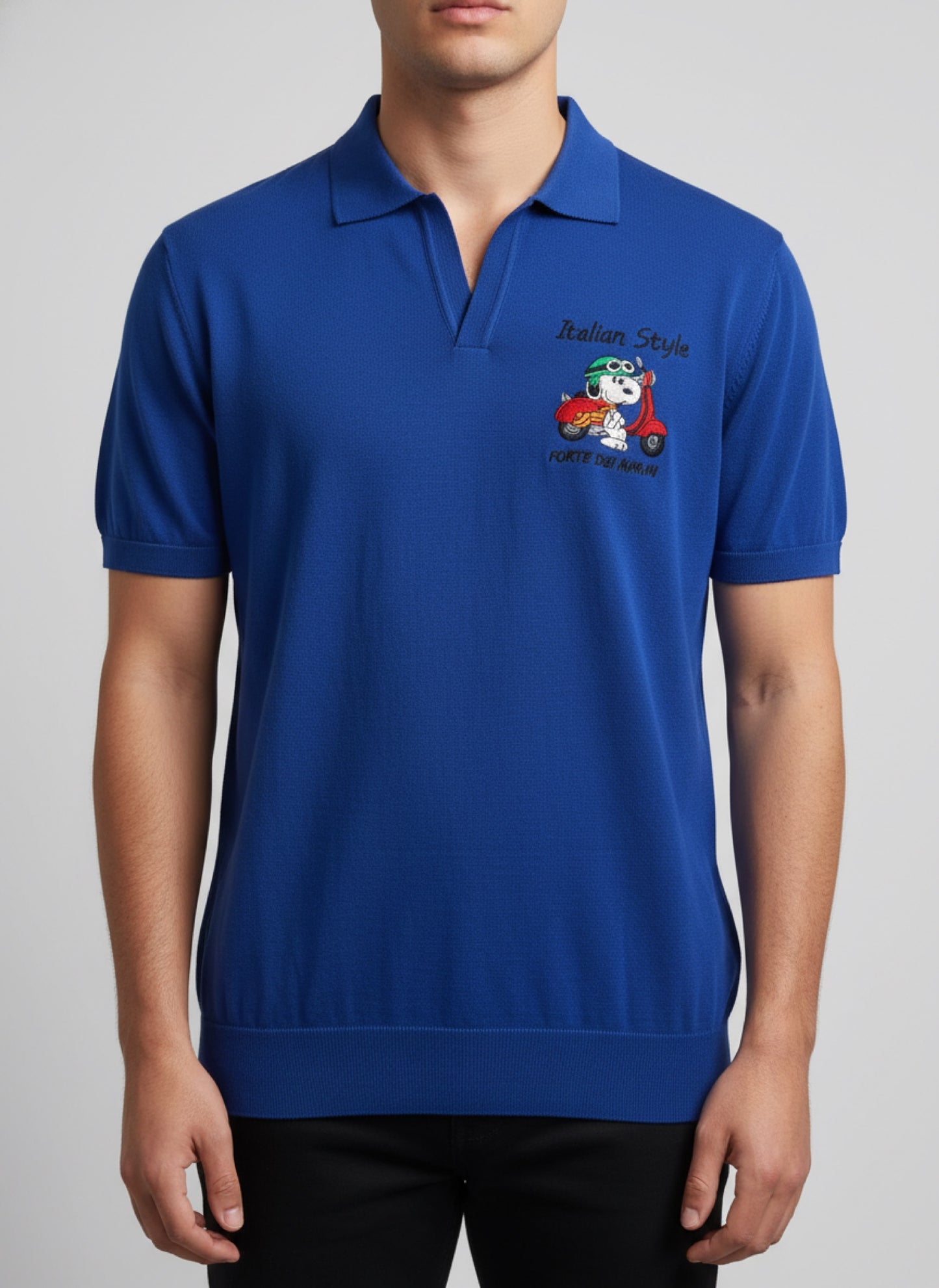 Polo estilo italiano de Snoopy